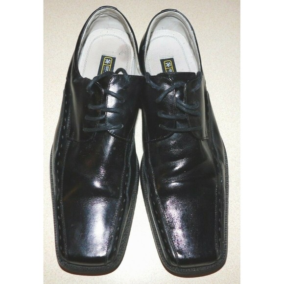 Stacy Adams Mens Black Leather Dress Formal Shoes Size 10.5 M main image 5